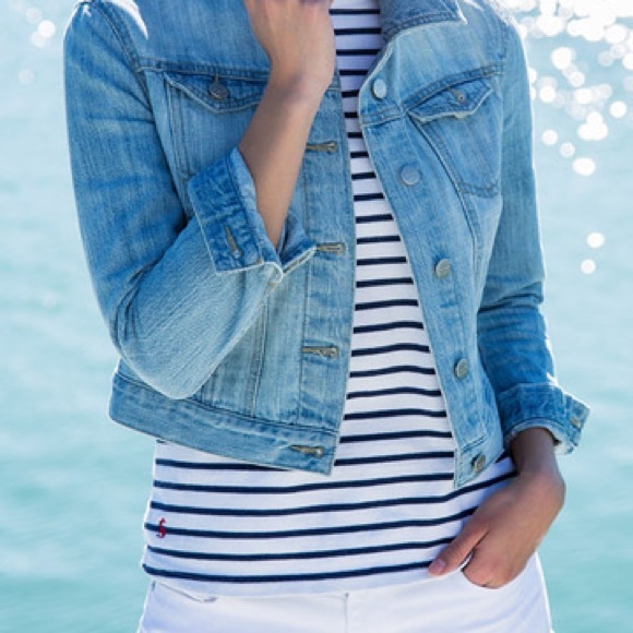 Zara Tops - Zara | Navy and White Striped Tee